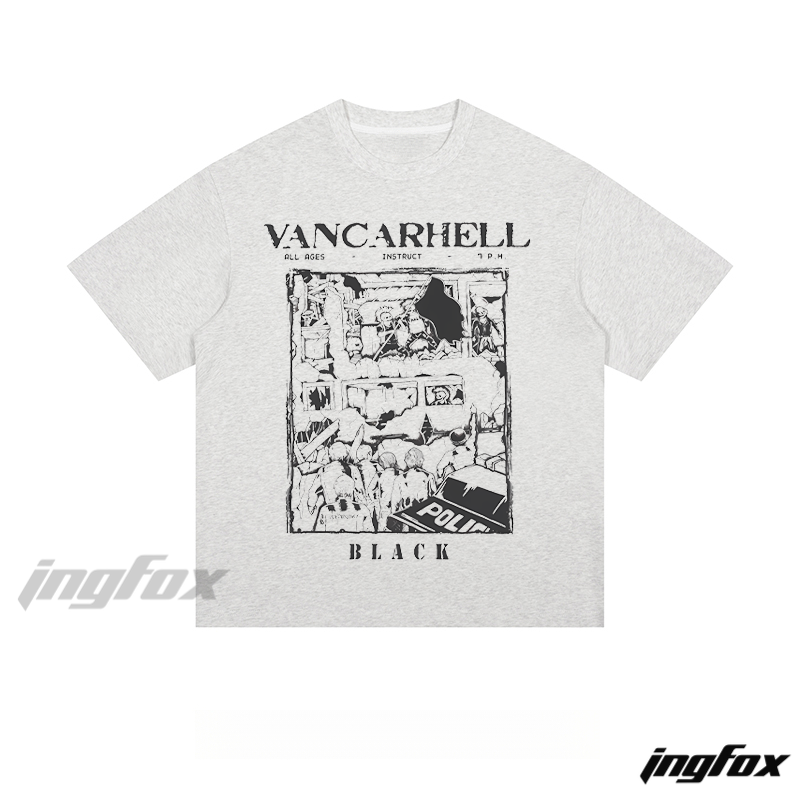 VANCARHELL “BLACK” Graphic - Loose Fit Short Sleeve T-Shirt