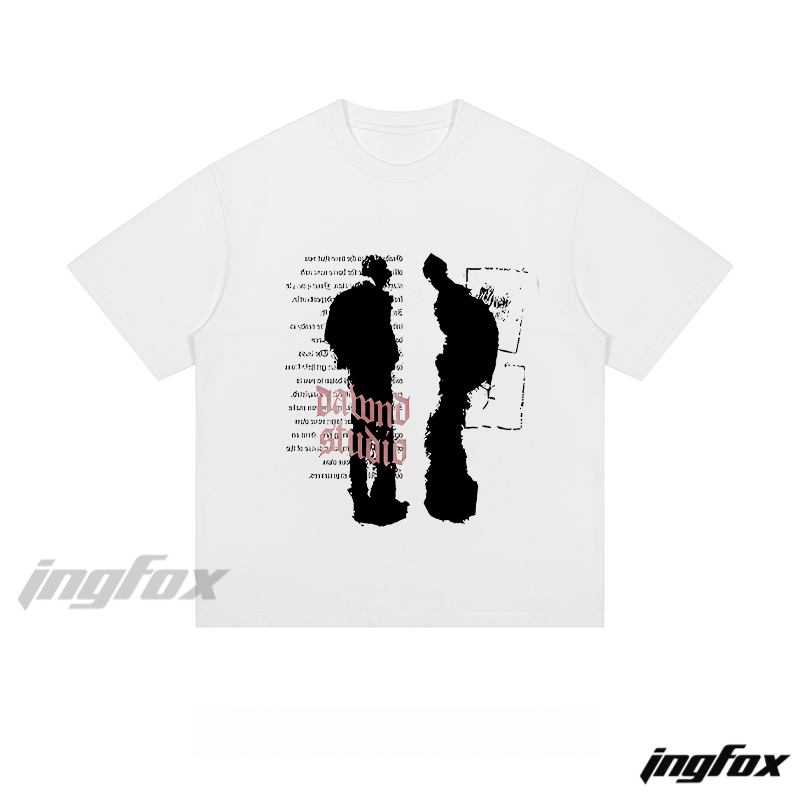 Silhouette Dialogue - Loose Fit Short Sleeve T - Shirt