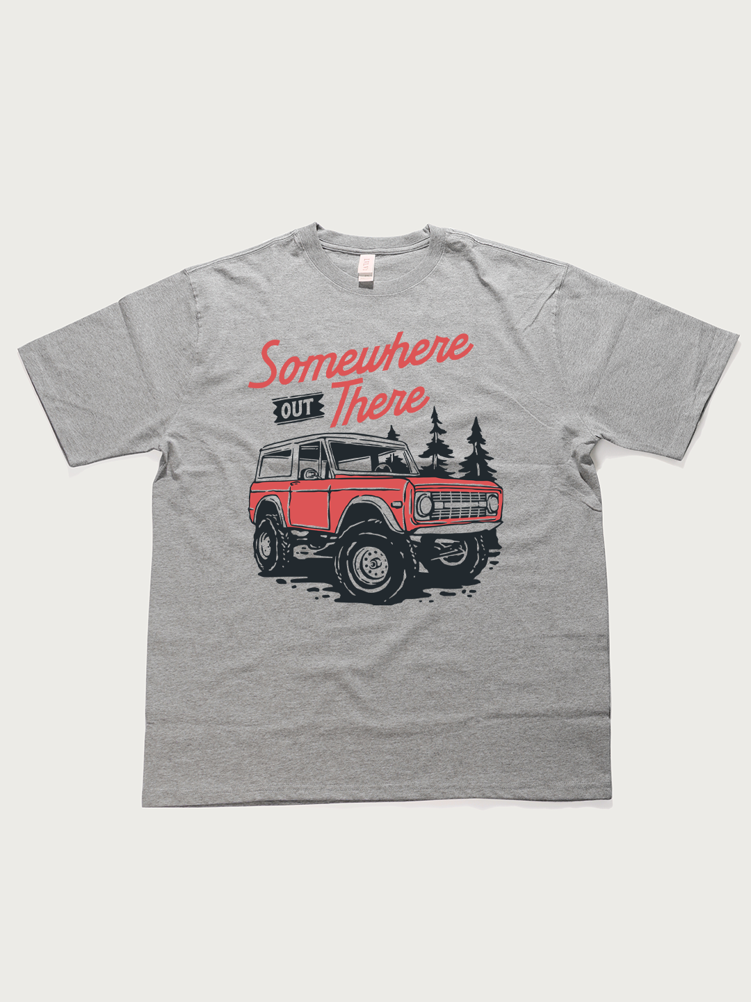 Somewhere Out There Off-Road - Unisex Retro Cotton Short Sleeve T-Shirt