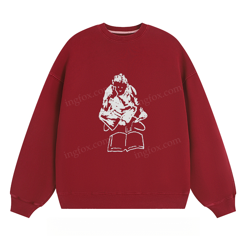 Reading Figure - Classic Unisex Fit Crewneck Sweatshirt