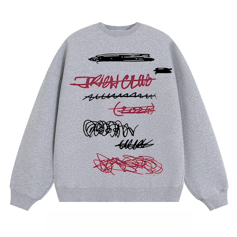 "TRASH CLUB" Graffiti - Classic Unisex Fit Crewneck Sweatshirt
