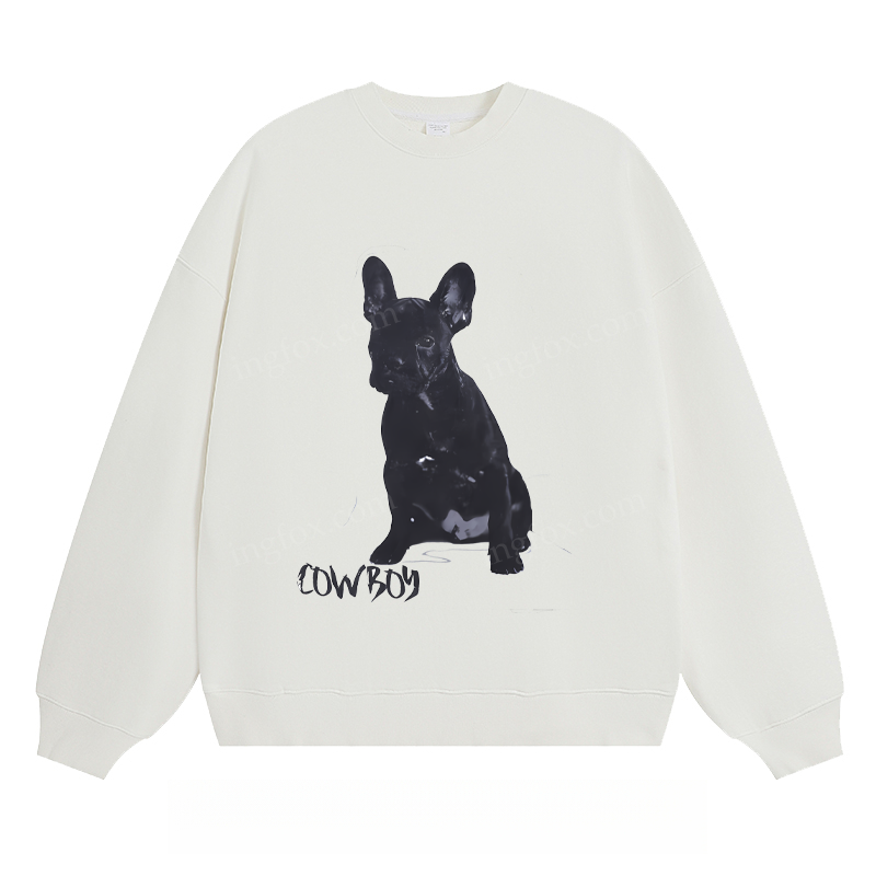 French Bulldog Cowboy - Classic Unisex Fit Crewneck Sweatshirt