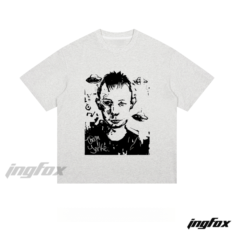 Thom Yorke Tribute - Loose Fit Short Sleeve T - Shirt