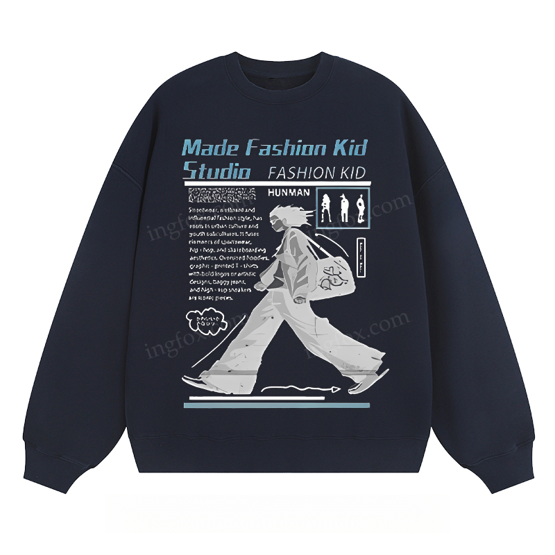 Made Fashion Kid - Classic Unisex Fit Crewneck Sweatshirt