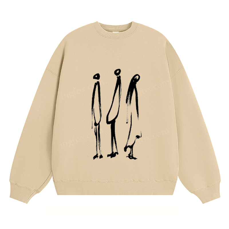 Abstract Figures - Classic Unisex Fit Crewneck Sweatshirt