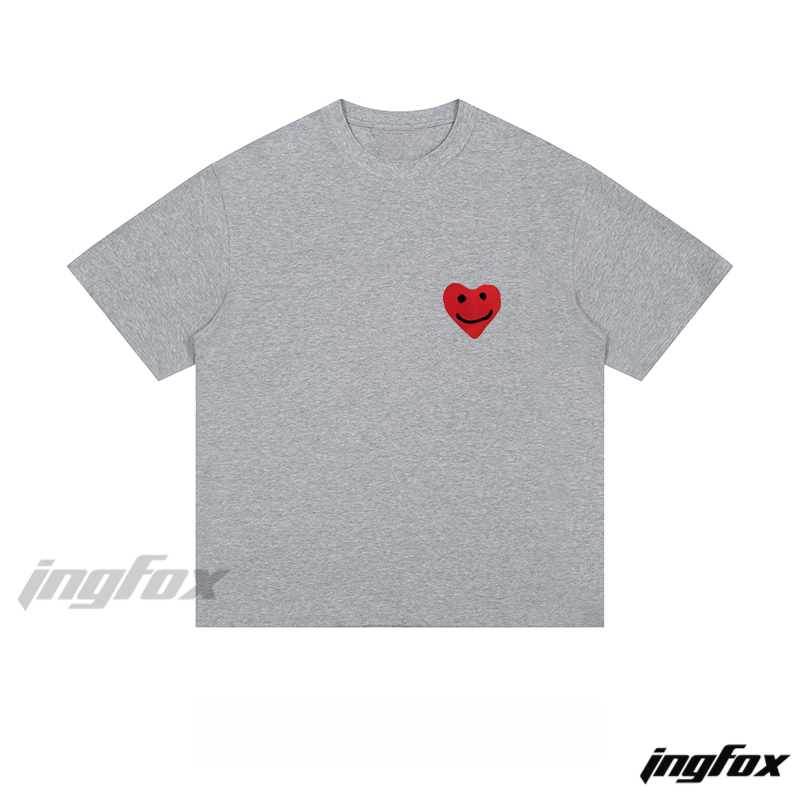 Cute Smiling Heart - Loose Fit Short Sleeve T-Shirt