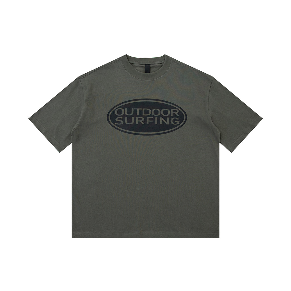OUTDOOR SURFING - Short Sleeve Loose Fit T-shirt
