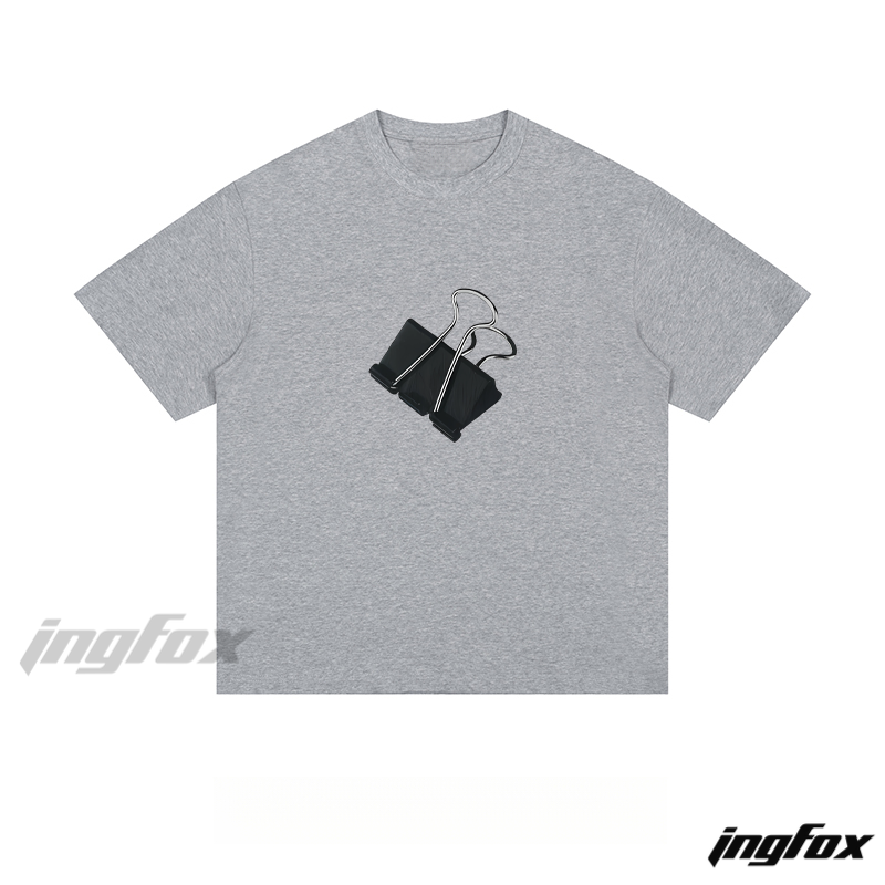 Minimalist Binder Clip - Loose Fit Short Sleeve T-Shirt