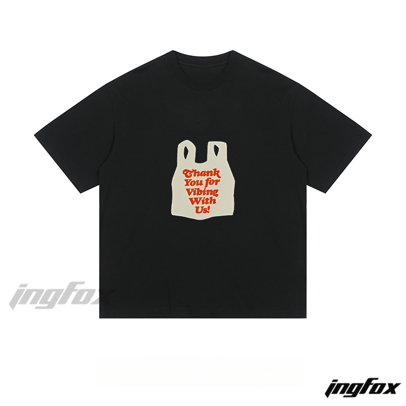 "Thank You for Vibing With Us!" Bag - Loose Fit Short Sleeve T-Shirt