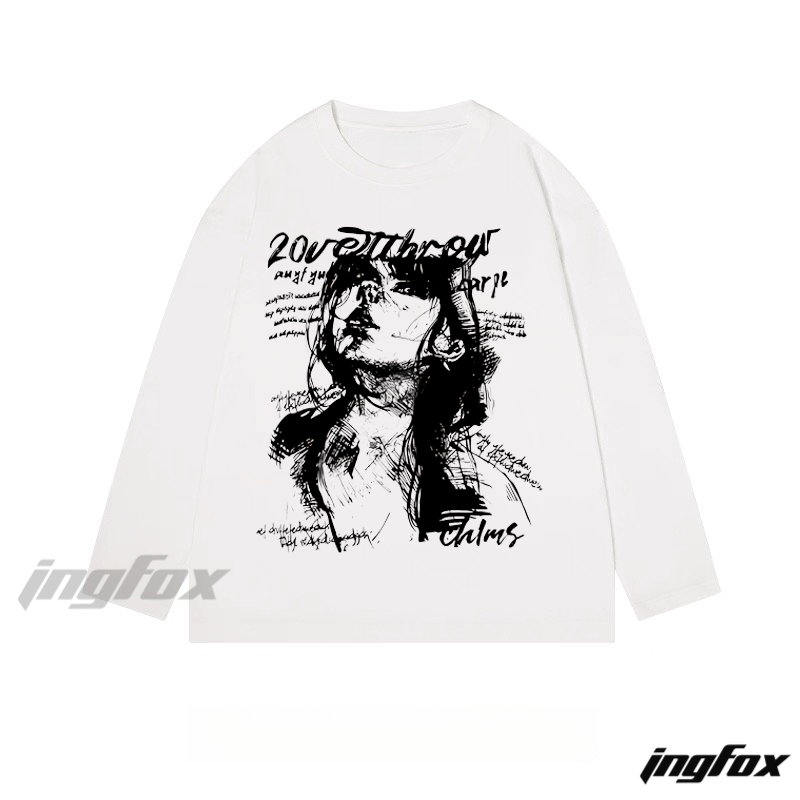 "20veithrow" Sketch Art - Classic Cotton Long Sleeve Tee