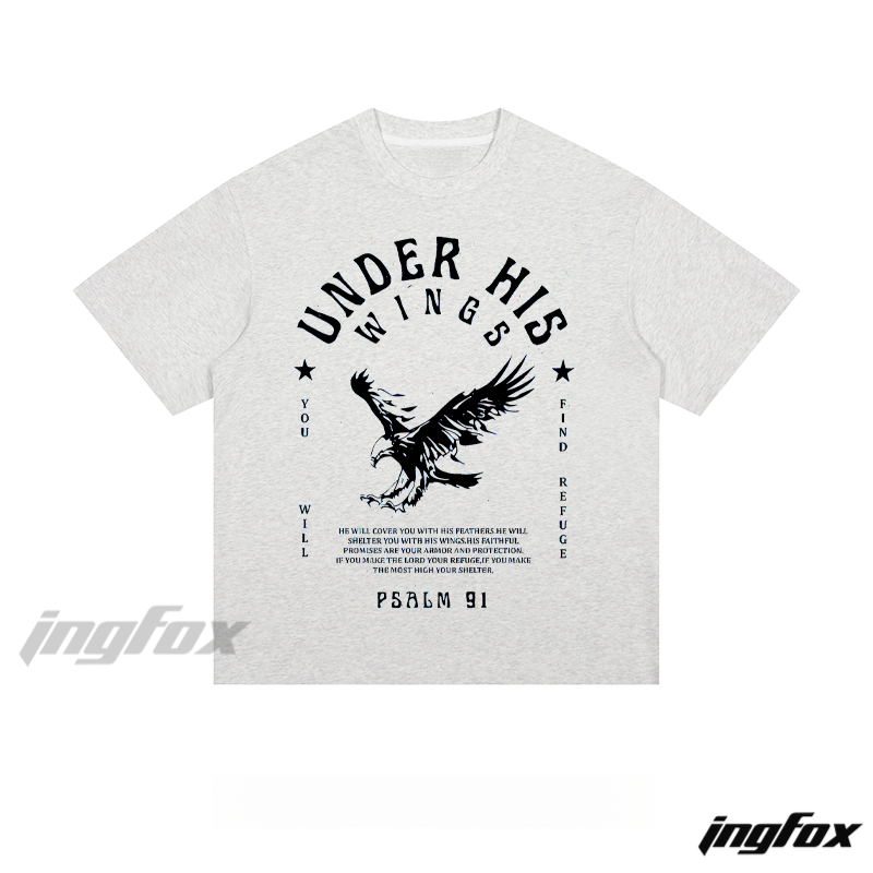 "UNDER HIS WINGS" Psalm 91 - Loose Fit Short Sleeve T-Shirt