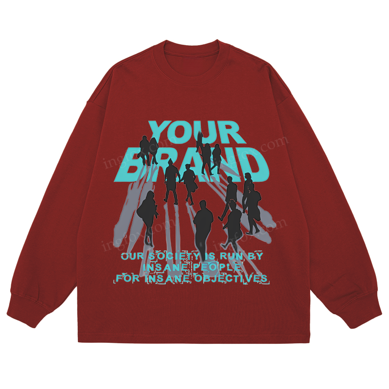 "Your Brand" Social Commentary - Classic Unisex Fit Cotton Long Sleeve Tee