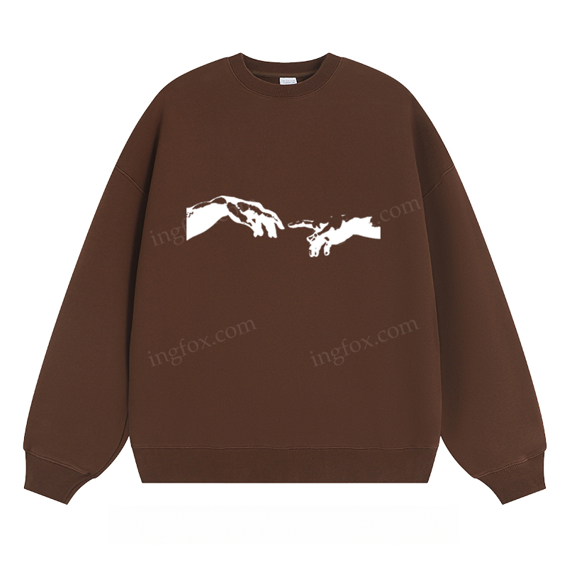 The Creation of Adam Hands - Classic Unisex Fit Crewneck Sweatshirt