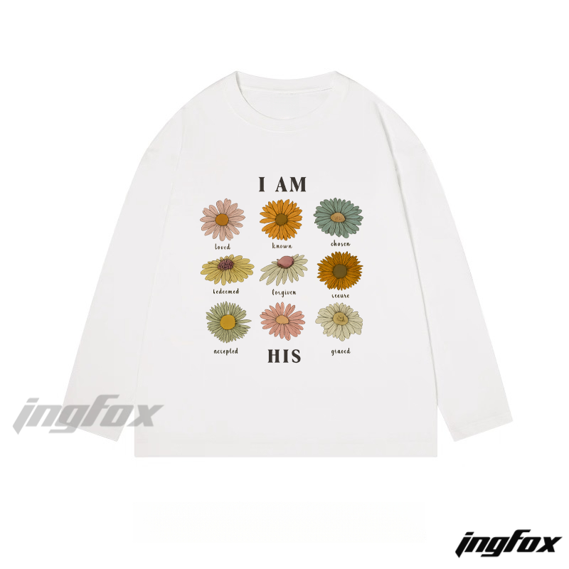 Floral Affirmation - Classic Cotton Long Sleeve Tee