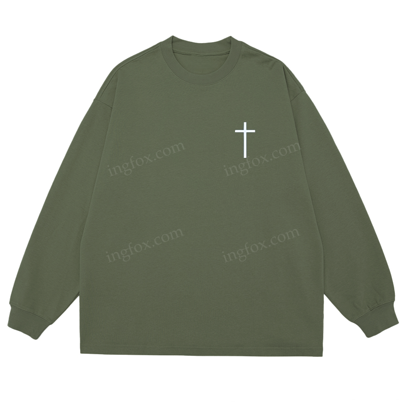 Cross - Classic Unisex Fit Cotton Long Sleeve Tee