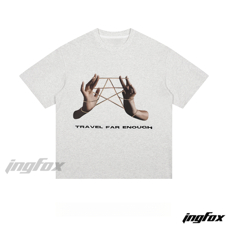 Hands & Geometry - Loose Fit Short Sleeve T - Shirt