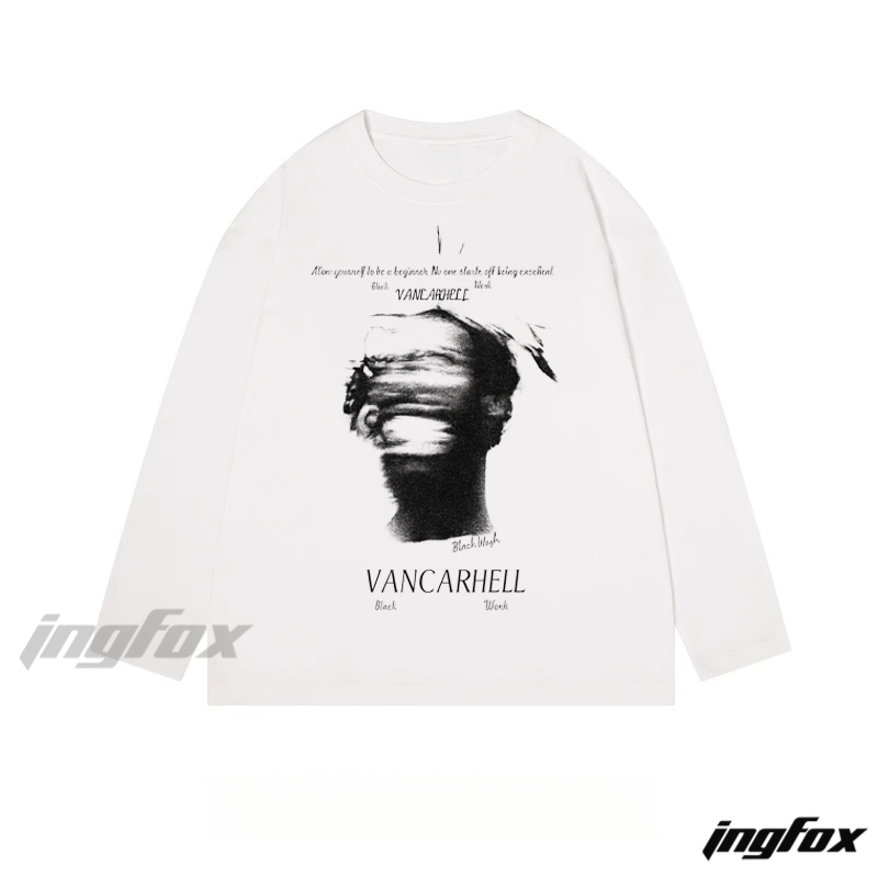 VANCARHELL Abstract Figure - Classic Cotton Long Sleeve Tee