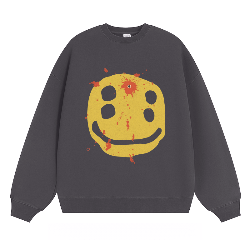 Smiley Splatter - Classic Unisex Fit Crewneck Sweatshirt