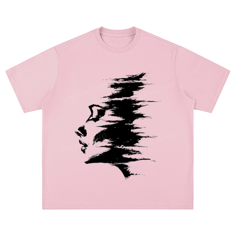 Abstract Face - Unisex Fit Short Sleeve T - Shirt