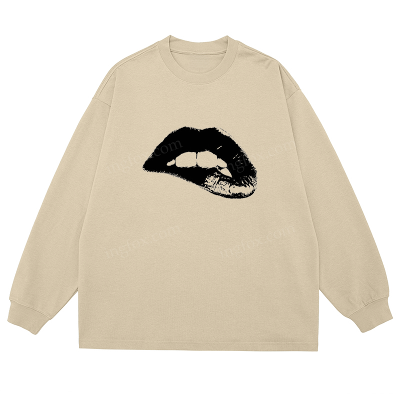 Vampire Lips - Classic Unisex Fit Cotton Long Sleeve Tee