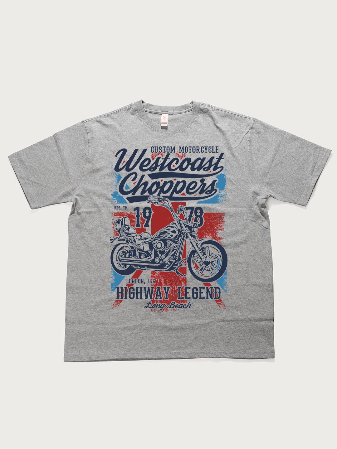 Westcoast Choppers 1978 Highway Legend - Unisex Retro Cotton Short Sleeve T-Shirt