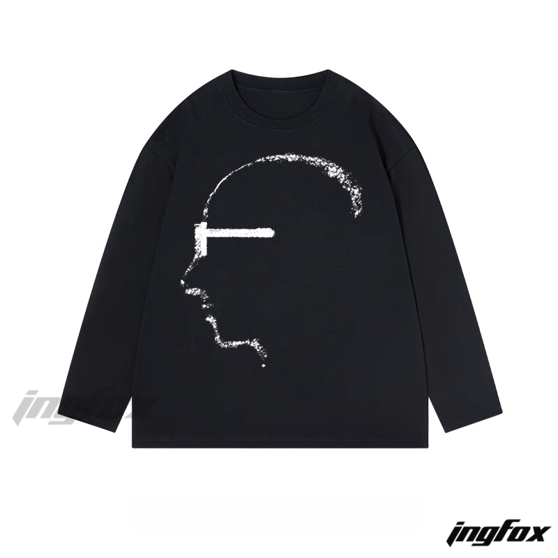 Abstract Profile - Classic Cotton Long Sleeve Tee