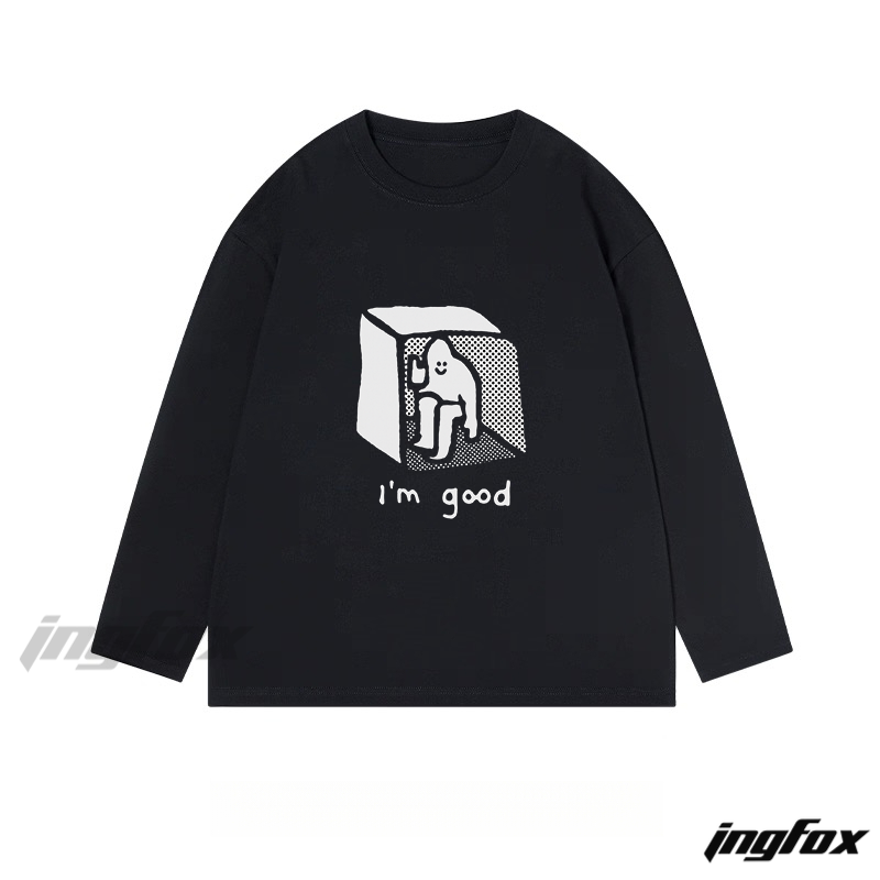 Cube Ape - Classic Cotton Long Sleeve Tee