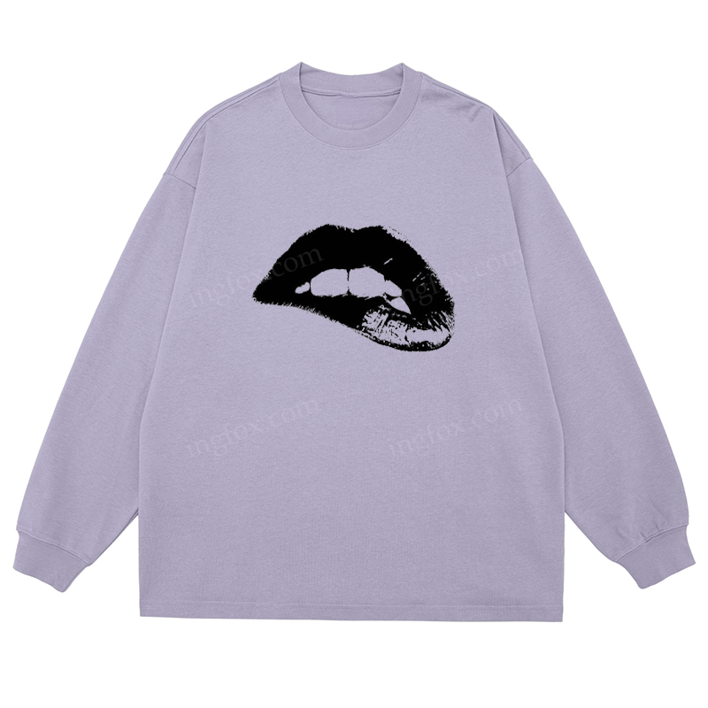 Vampire Lips - Classic Unisex Fit Cotton Long Sleeve Tee