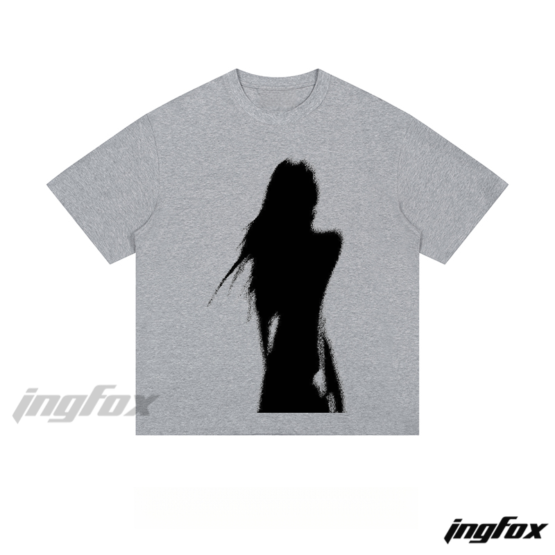 Mystery Silhouette - Loose Fit Short Sleeve T-Shirt