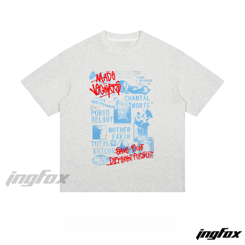 Retro Collage - Loose Fit Short Sleeve T-Shirt
