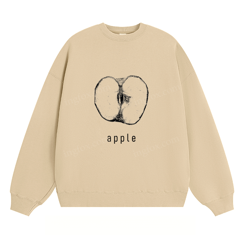 Apple Sketch - Classic Unisex Fit Crewneck Sweatshirt