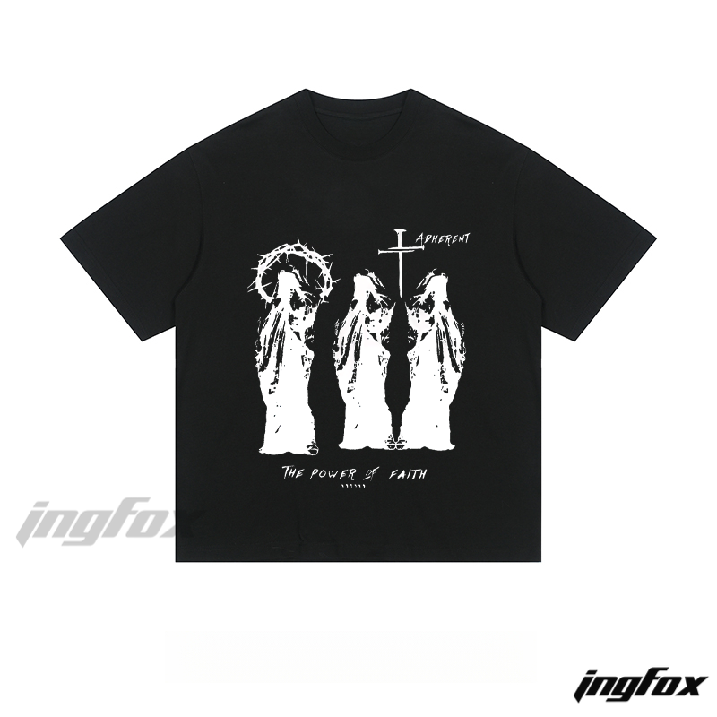 Faith Symbol - Loose Fit Short Sleeve T - Shirt
