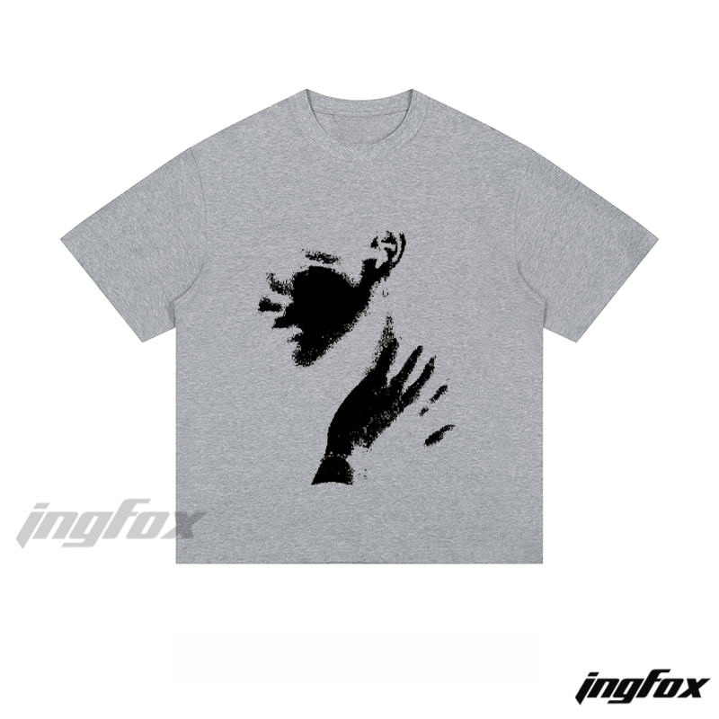 Artistic Silhouette Portrait - Loose Fit Short Sleeve T-Shirt