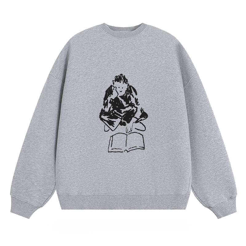 Reading Figure - Classic Unisex Fit Crewneck Sweatshirt