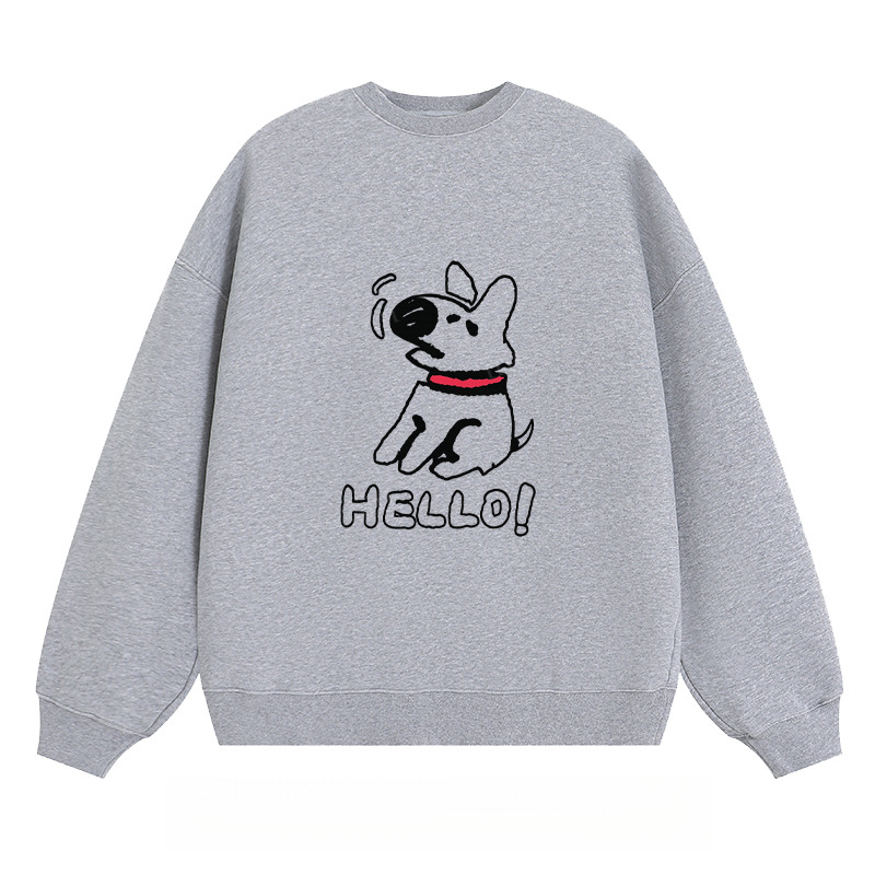 Hello Dog - Classic Unisex Fit Crewneck Sweatshirt