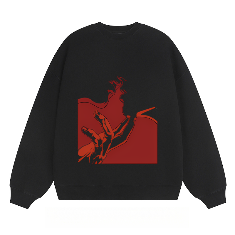 Red Hand & Figure - Classic Unisex Fit Crewneck Sweatshirt