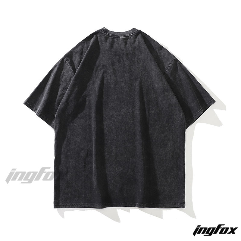 Life Is A Gamble - Vintage Washed Oversized T - Shirt