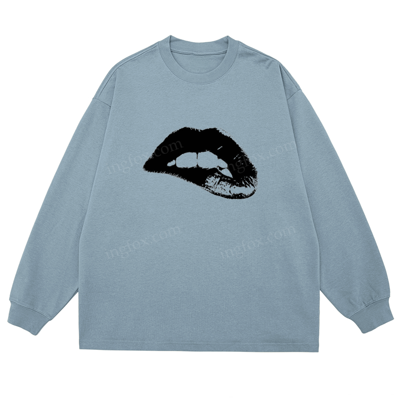 Vampire Lips - Classic Unisex Fit Cotton Long Sleeve Tee
