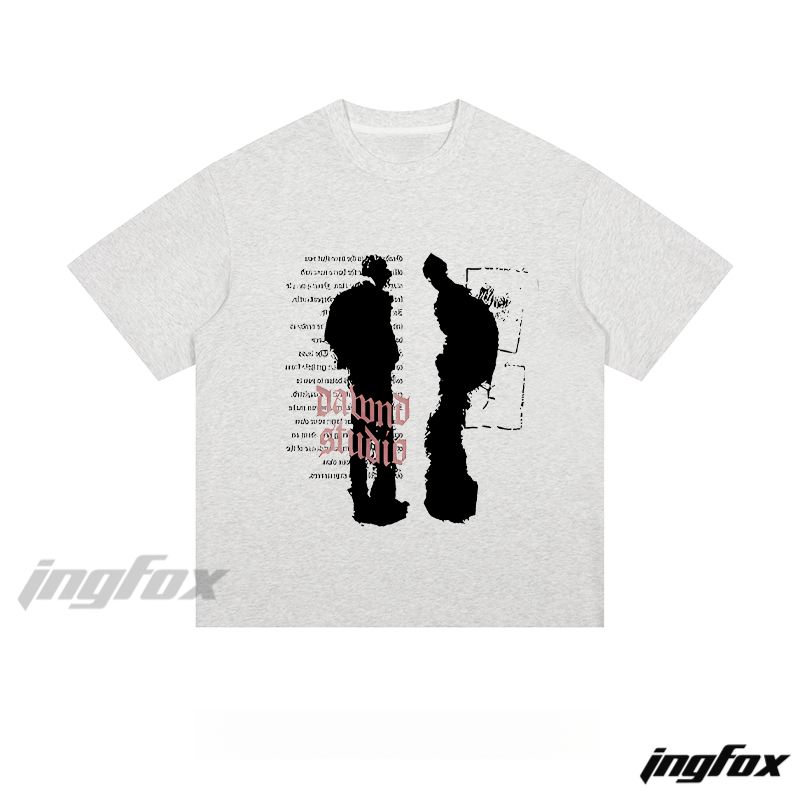 Silhouette Dialogue - Loose Fit Short Sleeve T - Shirt