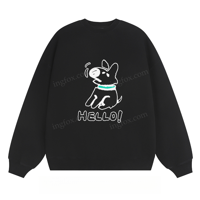 Hello Dog - Classic Unisex Fit Crewneck Sweatshirt