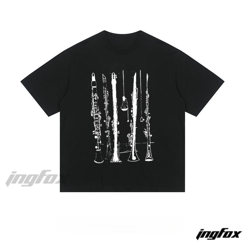 Woodwind Sketch - Loose Fit Short Sleeve T - Shirt