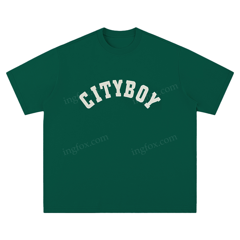 "Cityboy" Slogan - Unisex Fit Short Sleeve T - Shirt