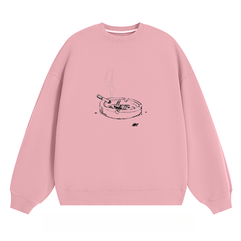 Ashtray Sketch - Classic Unisex Fit Crewneck Sweatshirt