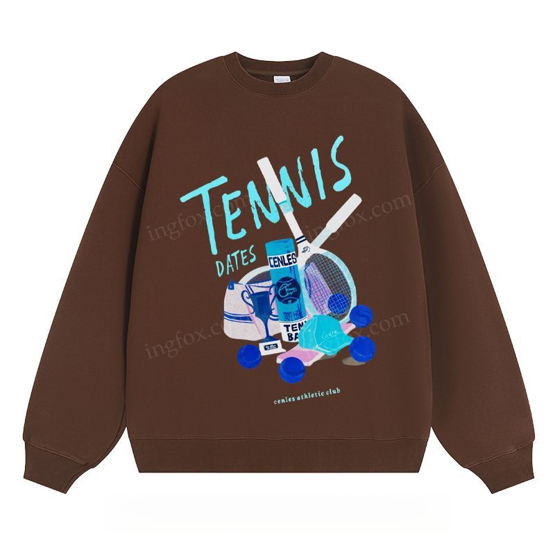 Tennis Dates - Classic Unisex Fit Crewneck Sweatshirt