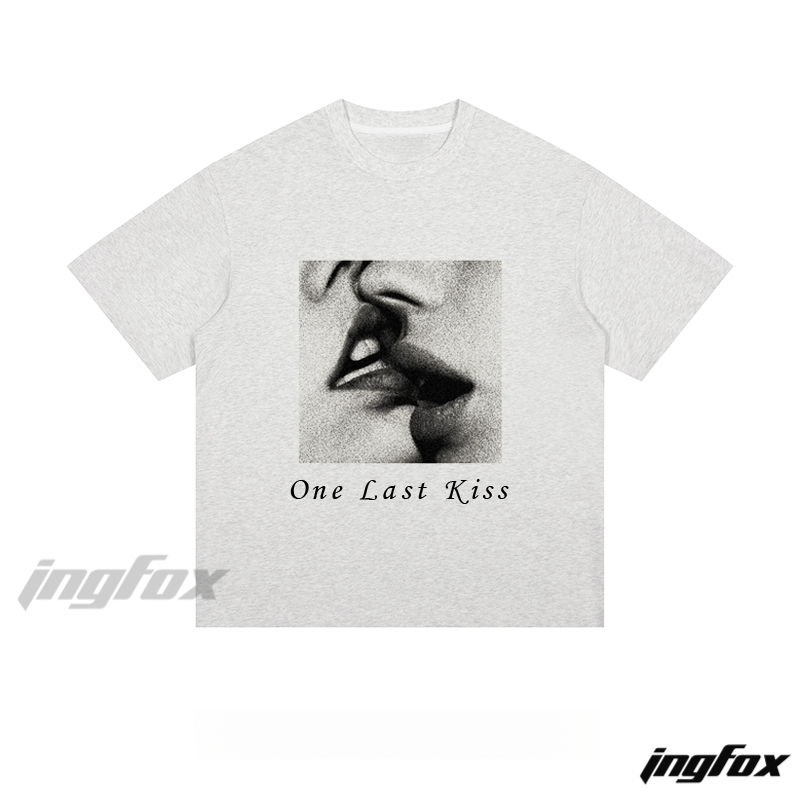 Romantic “One Last Kiss” - Loose Fit Short Sleeve T-Shirt