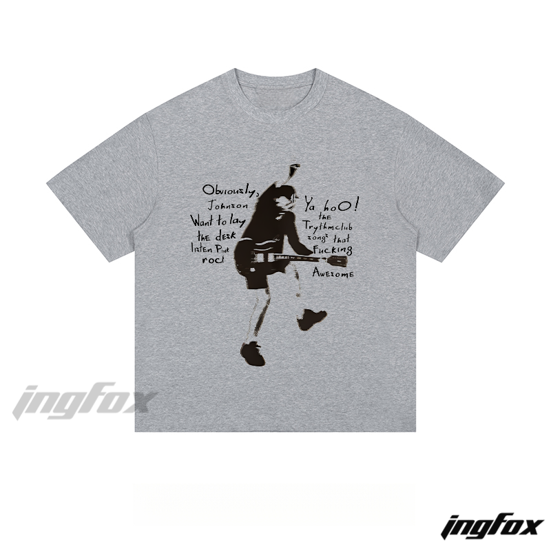 Rock Energy - Loose Fit Short Sleeve T - Shirt