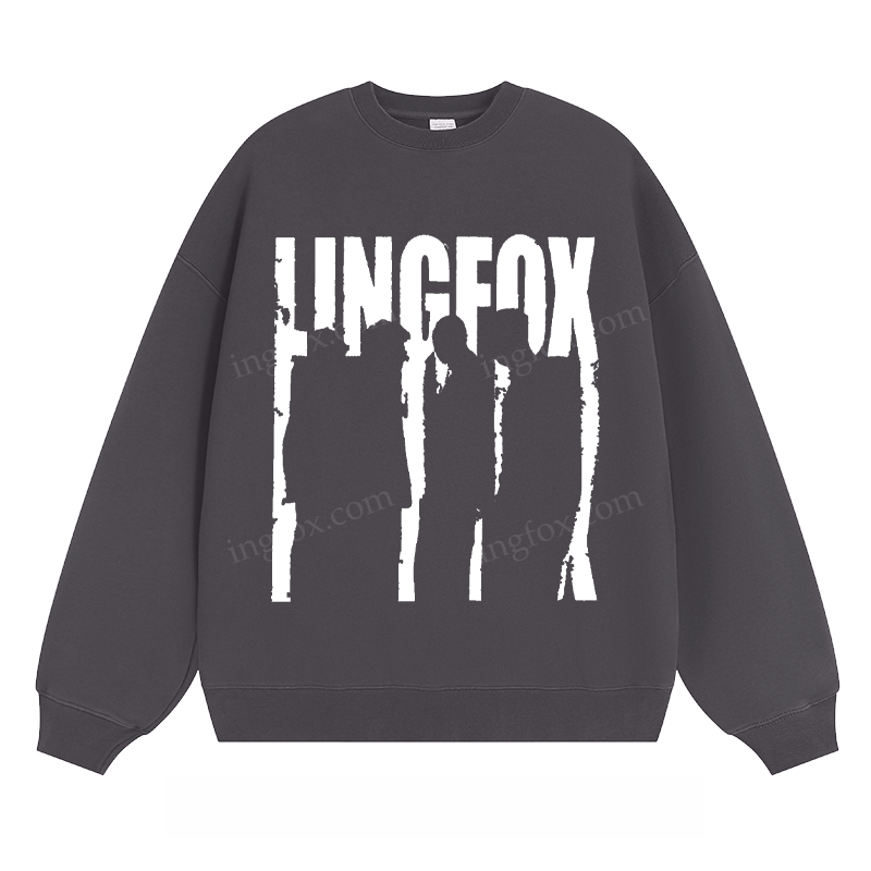 LINGFOX Silhouette - Classic Unisex Fit Crewneck Sweatshirt