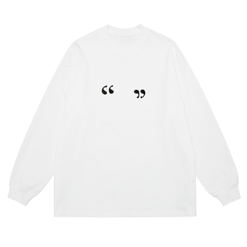 Quote Marks - Classic Unisex Fit Cotton Long Sleeve Tee