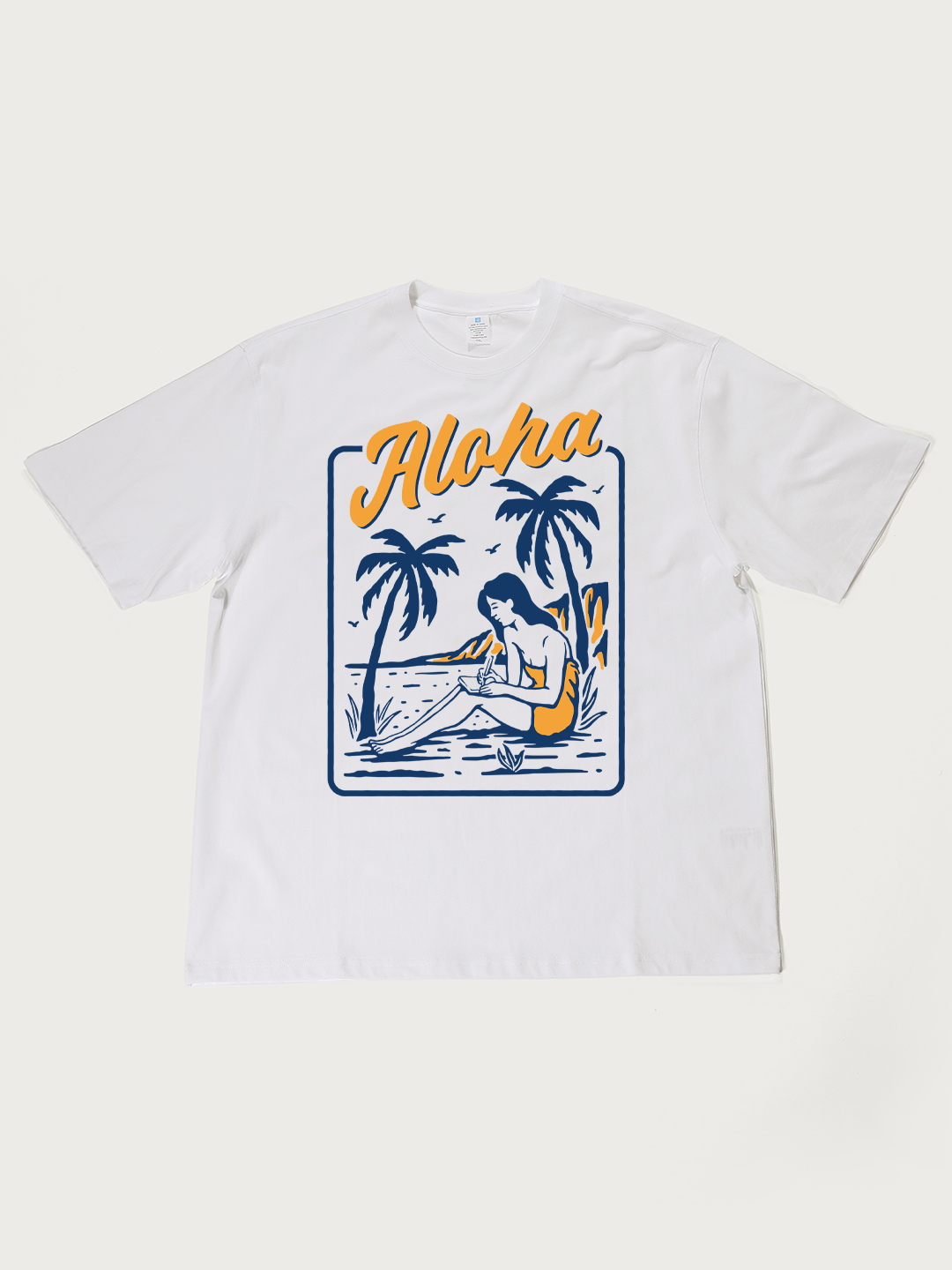 Aloha Hawaiian - Unisex Retro Cotton Short Sleeve T-Shirt