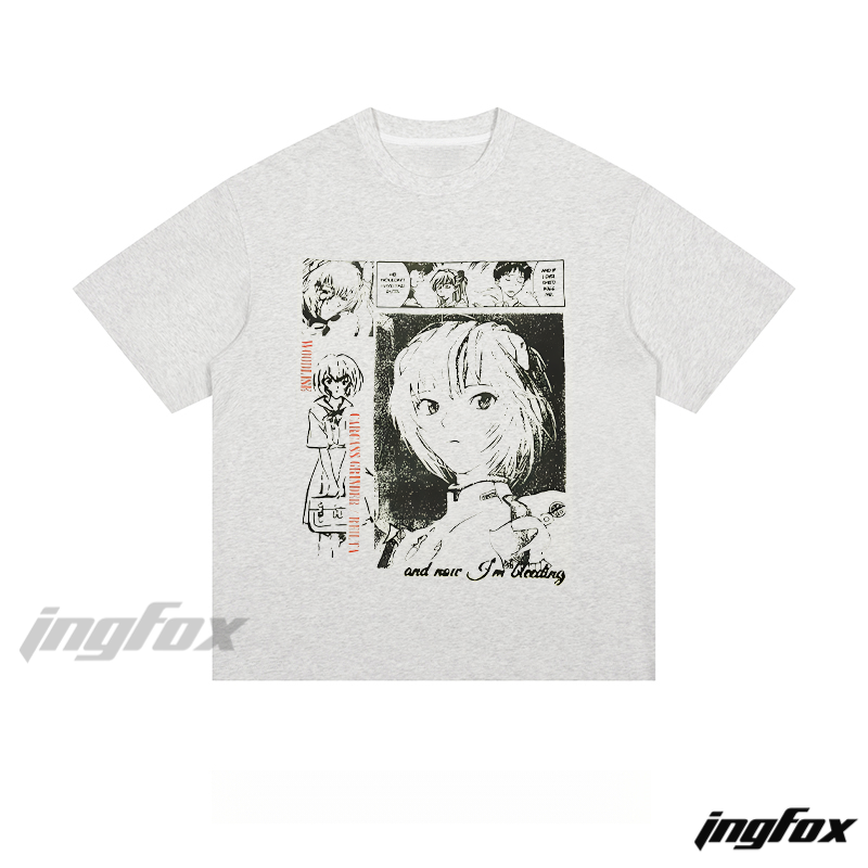 Anime Manga Panel Tee - Loose Fit Short Sleeve T - Shirt